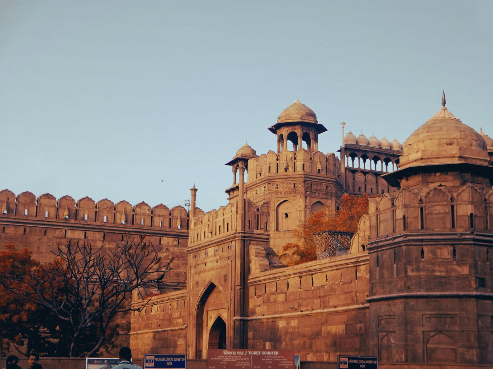 Red Fort heritage architecture in Delhi, India.