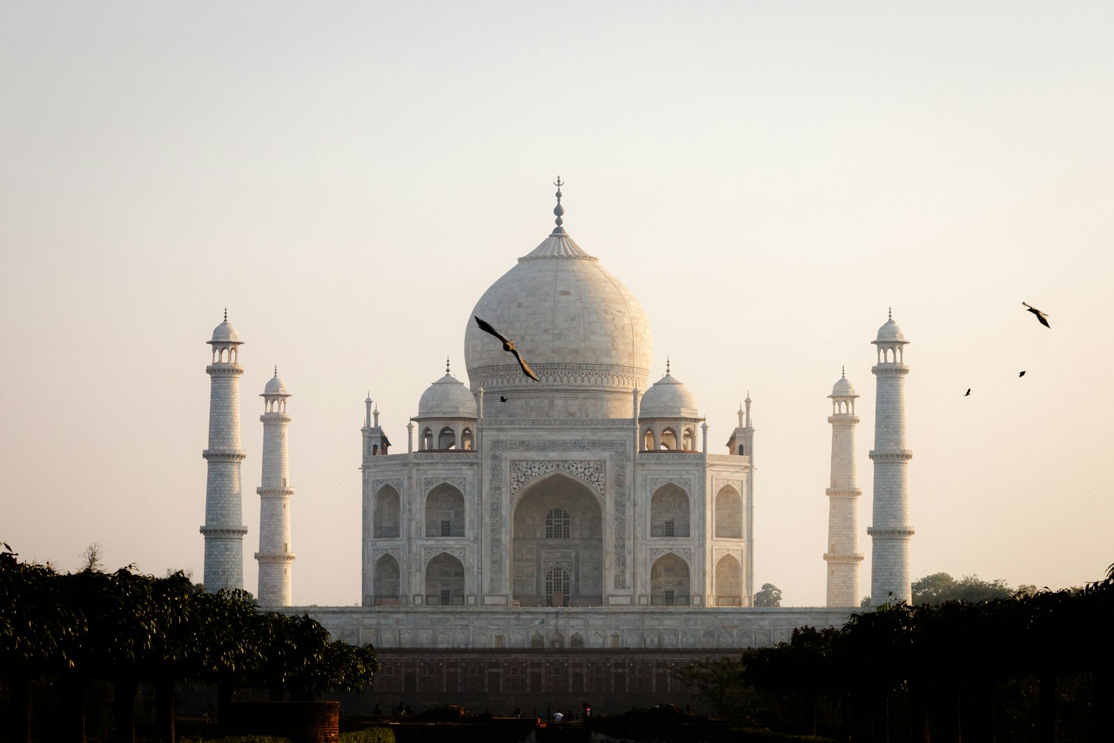 The Taj Mahal in Agra, India.