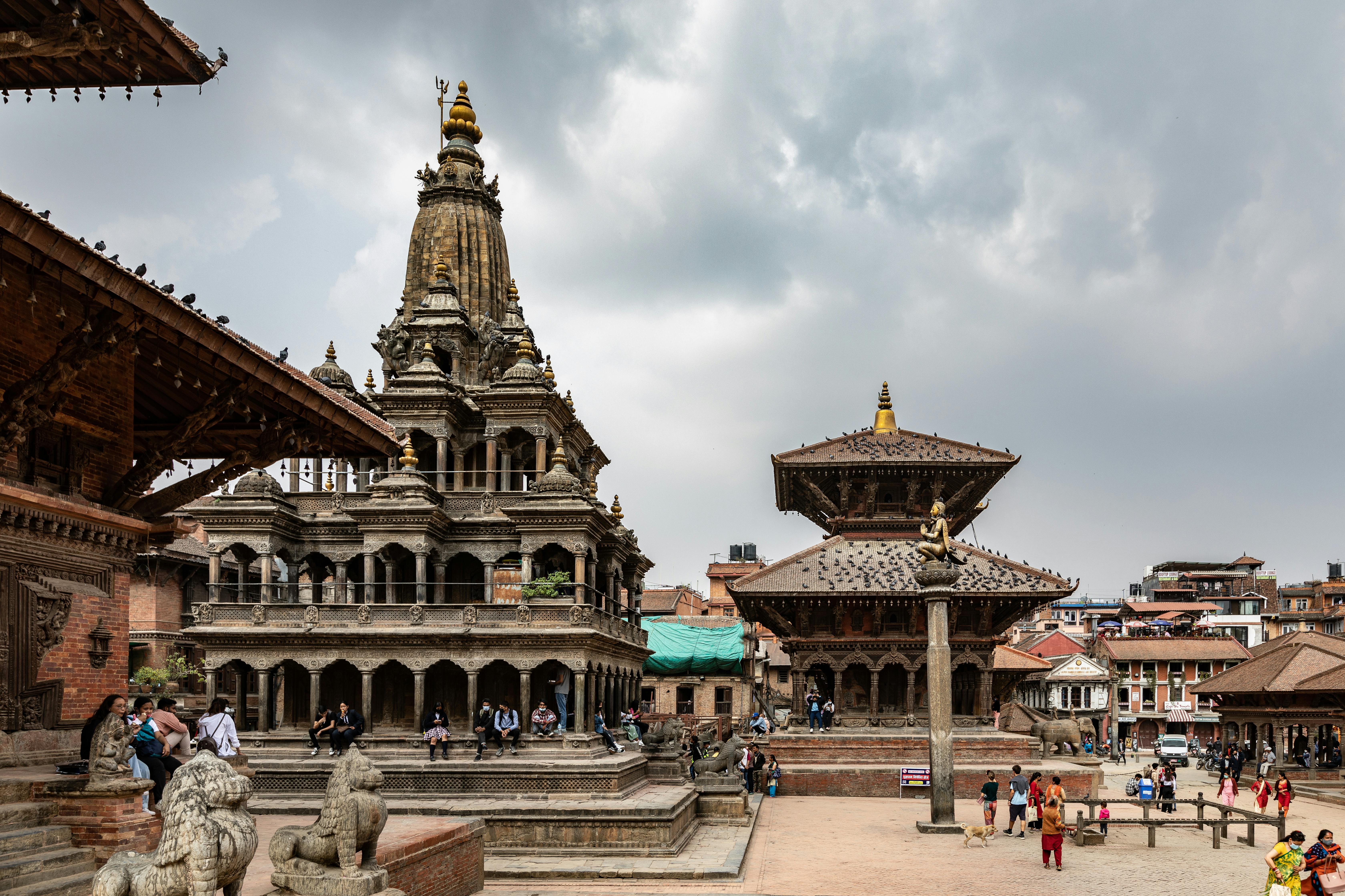 Traditional temple in Kathmandu, Nepal.